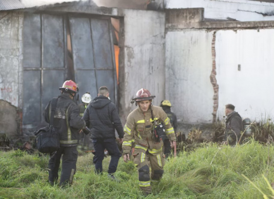 Incendio en pañalera en Lomas del Mirador: El fuego está controlado 