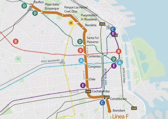 Se viene la línea F del Subte: El Gobierno de la Ciudad de Buenos Aires lanzó la licitación para su construcción